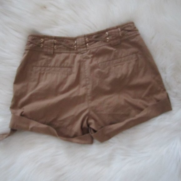 TORY BURCH Brown Shorts Size 0 - Picture 4 of 9
